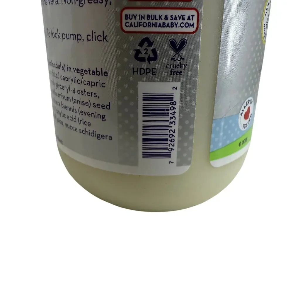California Baby No Fragrance Super Sensitive Everyday Lotion 8.5oz/251mL